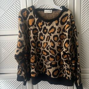 Leopard Print Sweater